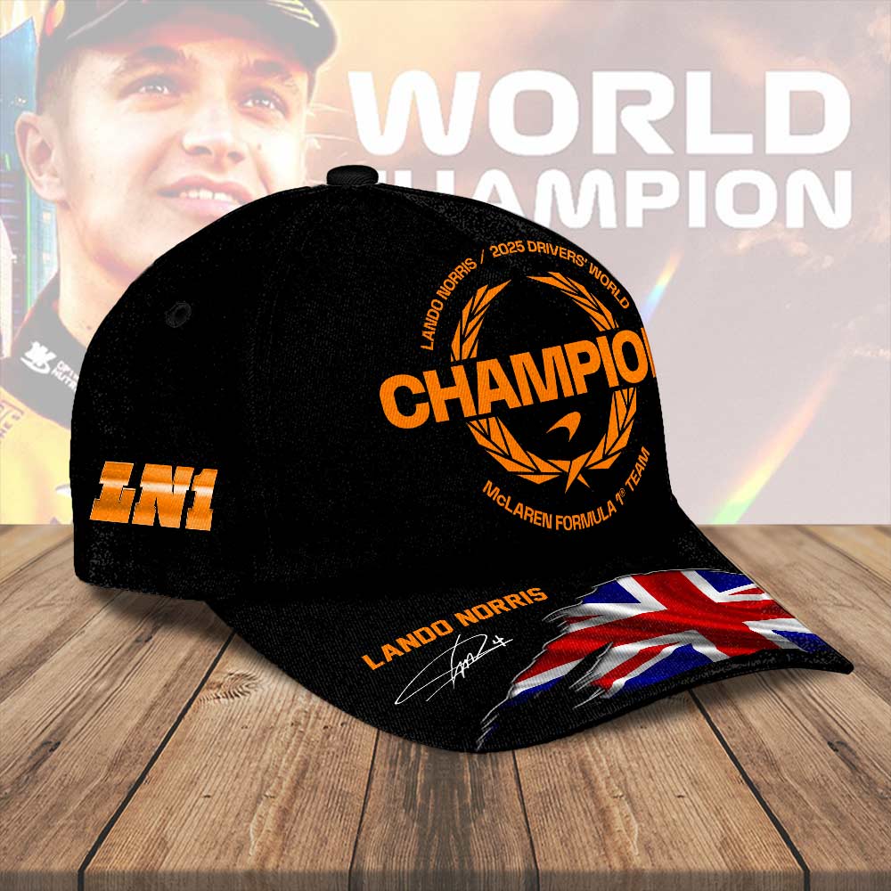 McLaren x Lando Norris 2025 World Champion Classic Cap – HOATT15083