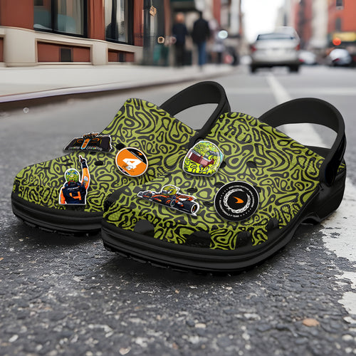 McLaren x Lando Norris 2025 World Champion Custom Clogs – GNE4622