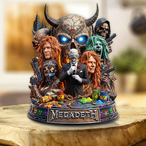 Megadeth Custom Shape Acrylic Plaque – TMTHU6306