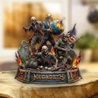 Megadeth Custom Shape Acrylic Plaque – TMTHU6307