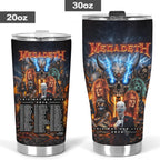 Megadeth This Was Our Life 2026 Tumbler Cup – TMTHU6287