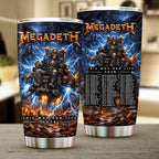 Megadeth This Was Our Life 2026 Tumbler Cup – TMTHU6288