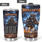 Megadeth This Was Our Life 2026 Tumbler Cup – TMTHU6288