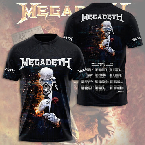 Megadeth 3D Apparel – TMTHU3739