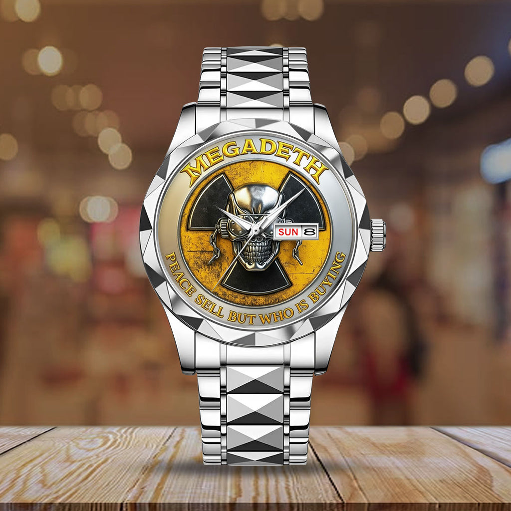 Megadeth Alloy Luxury Quartz Watch – TMTHU2023
