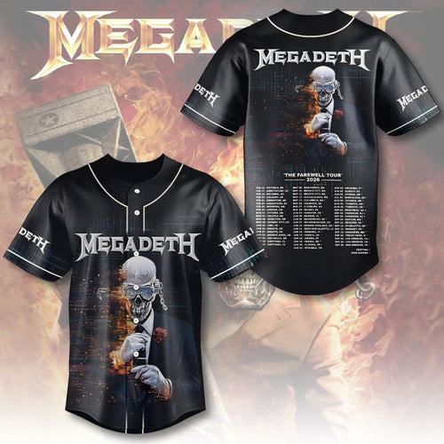 Megadeth Baseball Jersey – TMTHU4411