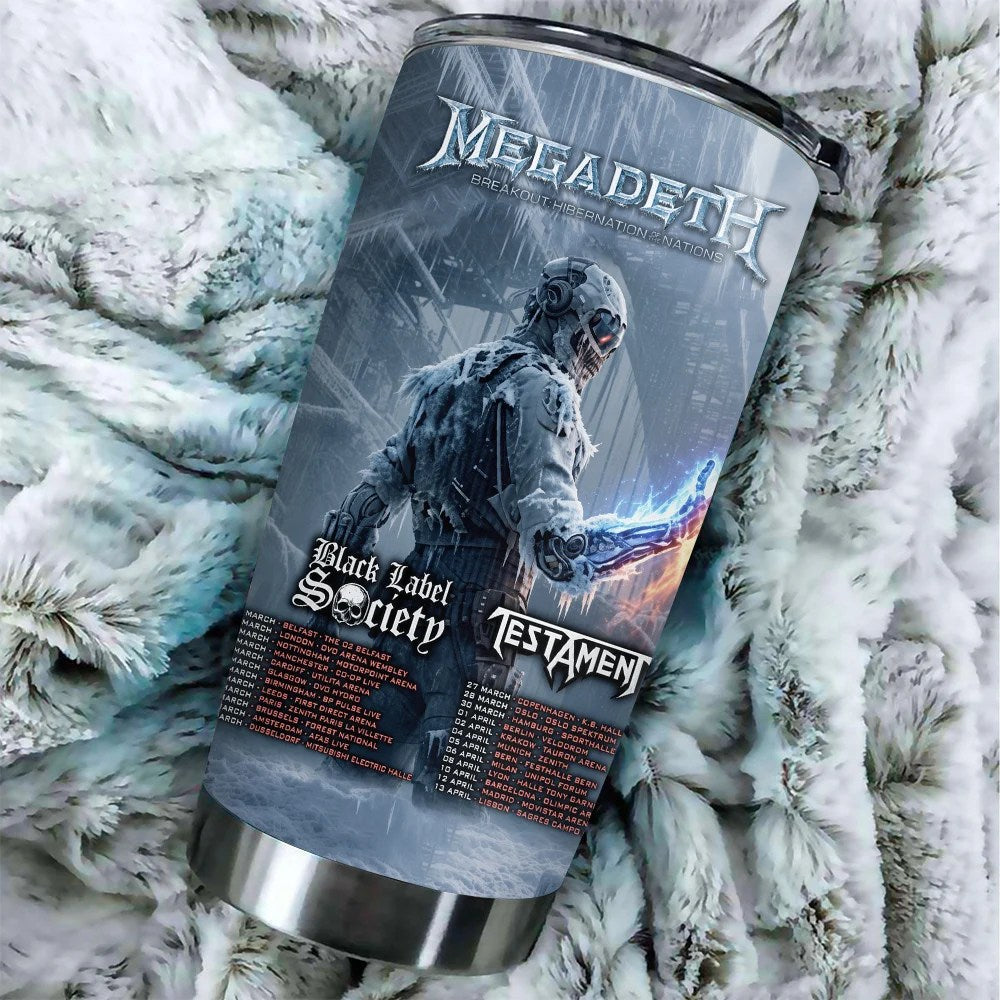 Megadeth Tour 2027 Tumbler Cup – TANTN25277
