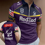 Melbourne Storm 2026 Zip Polo Shirt – TANTN20673