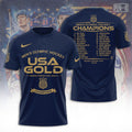USA Men's Hockey 2026 Winter Olympics Gold Medal 3D Apparel – TANTN21160