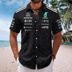 Mercedes AMG Petronas F1 Team 2026 Short Sleeve Button-Down Shirt – TANTN20308