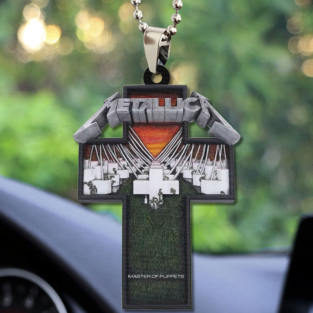 Metallica Custom shape 2-sided Acrylic Car Ornament – TMTHU3061