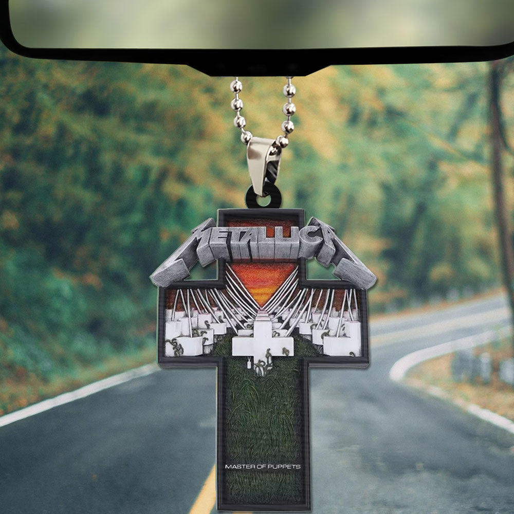 Metallica Custom shape 2-sided Acrylic Car Ornament – TMTHU3061