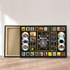 Metallica 2025 World Tour Rectangle Canvas With Inner Frame – MAITM13757
