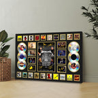 Metallica 2025 World Tour Rectangle Canvas With Inner Frame – MAITM13757