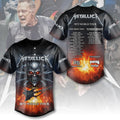 Metallica 2026 World Tour Baseball Jersey – MAITM14509