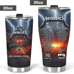 Metallica 2026 World Tour Tumbler Cup – MAITM14445