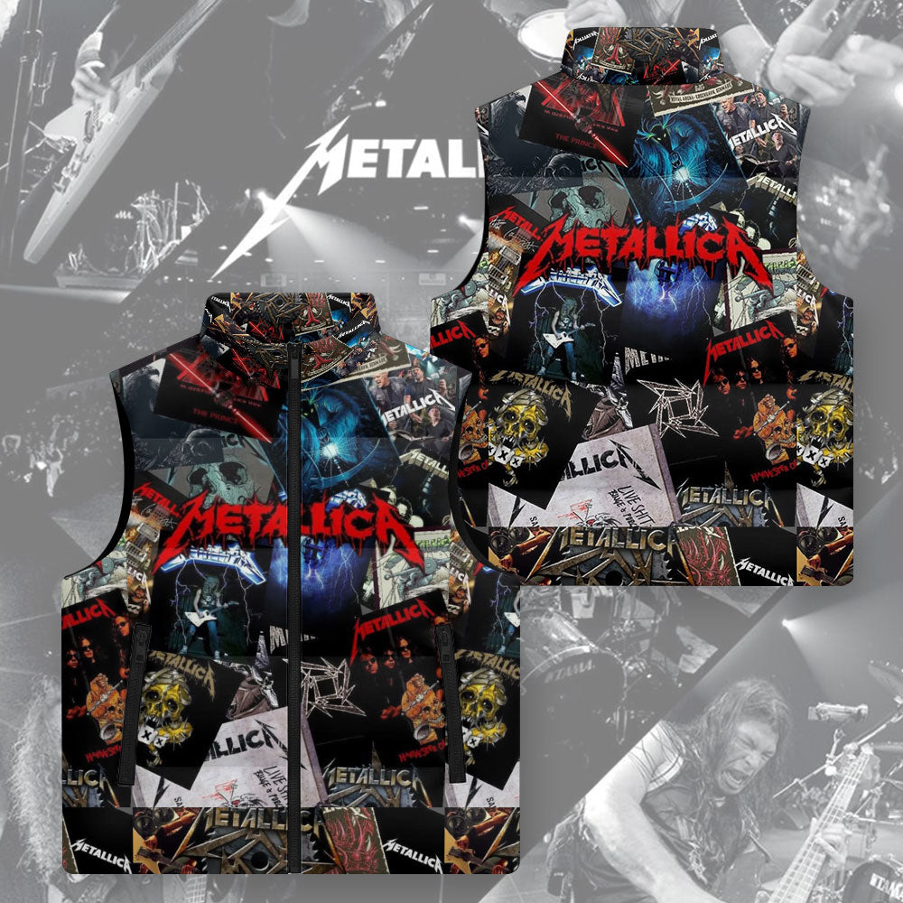 Metallica 3D Sleeveless Down Jacket – TMTHU2942