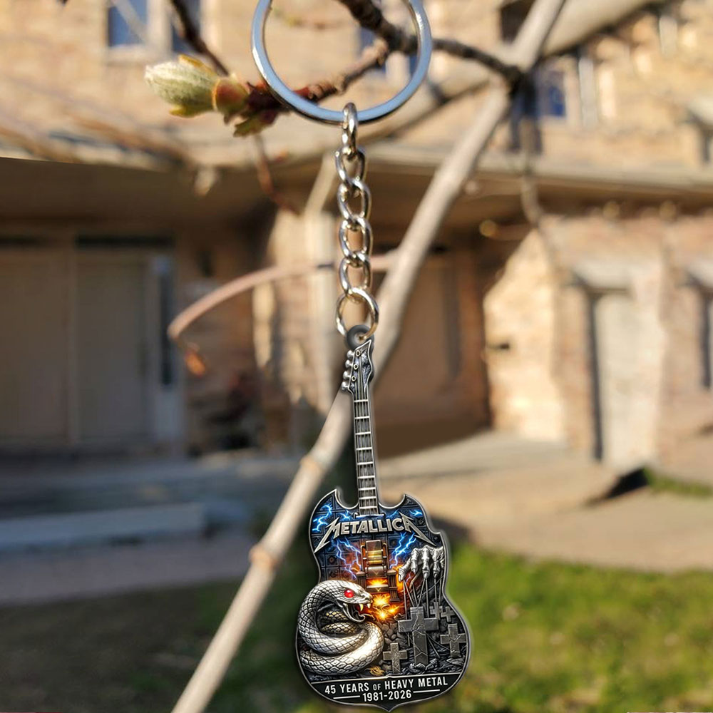 Metallica 45 Years Custom Shape 2-sided Keychain – MAITM14275