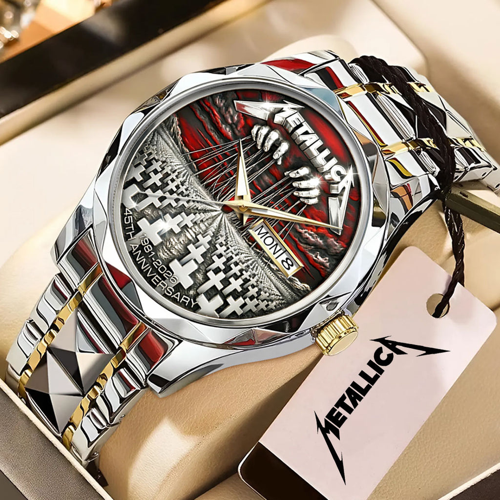 Metallica 45th anniversary Alloy Luxury Quartz Watch – HOATT15425