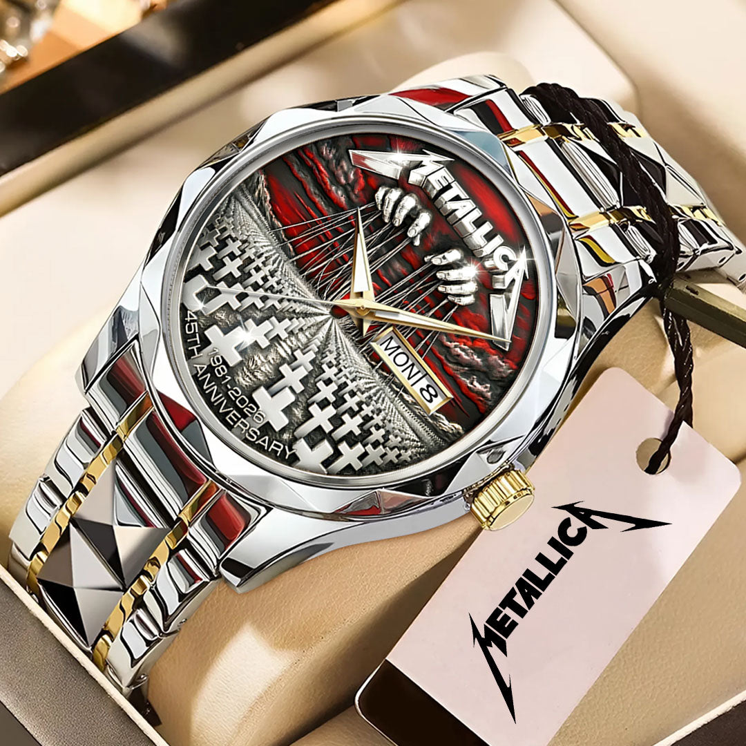 Metallica 45th anniversary Alloy Luxury Quartz Watch – HOATT15425