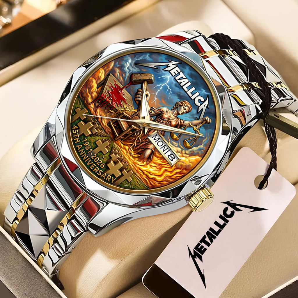 Metallica 45th Anniversary Alloy Luxury Quartz Watch – HOATT15432