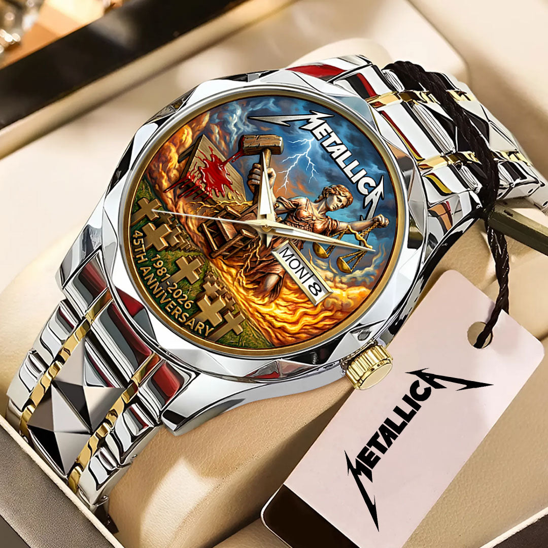 Metallica 45th Anniversary Alloy Luxury Quartz Watch – HOATT15432