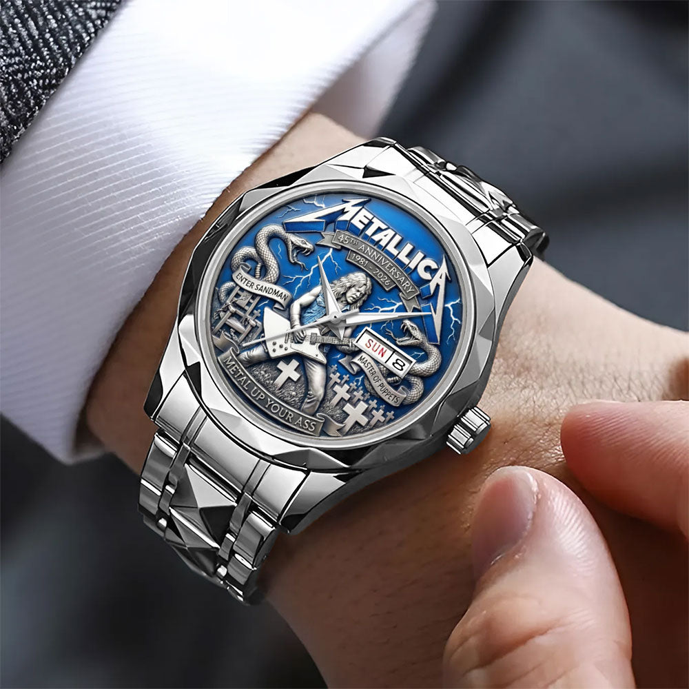 Metallica 45th Anniverssary Alloy Luxury Quartz Watch – MAITM14593