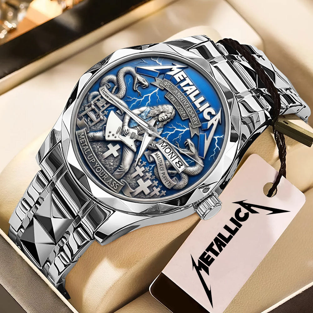 Metallica 45th Anniverssary Alloy Luxury Quartz Watch – MAITM14593