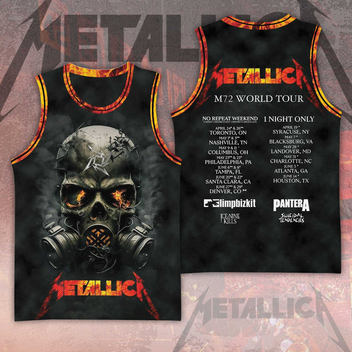 Metallica Basketball Jersey – MAITM 12172