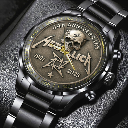 Metallica Black Stainless Steel Watch – MAITM 11784