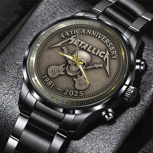 Metallica Black Stainless Steel Watch – MAITM 11785