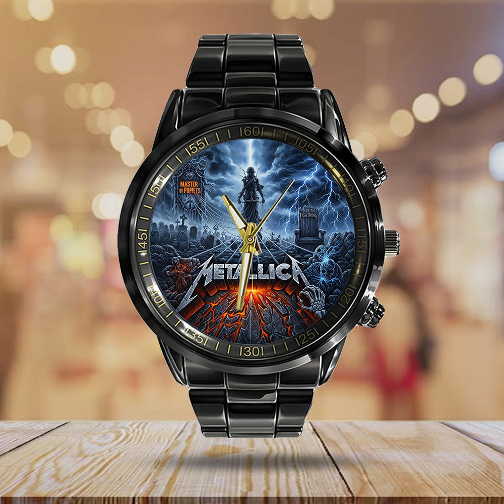 Metallica Black Stainless Steel Watch – MAITM14500