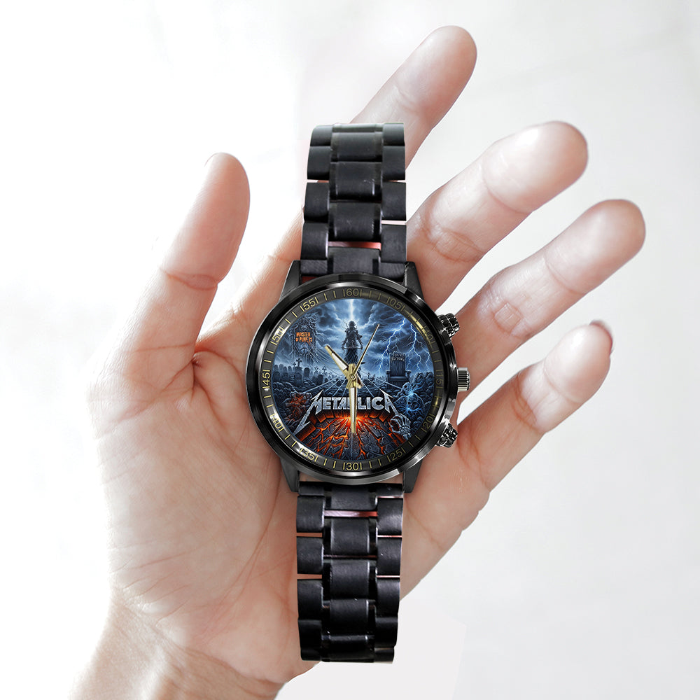Metallica Black Stainless Steel Watch – MAITM14500