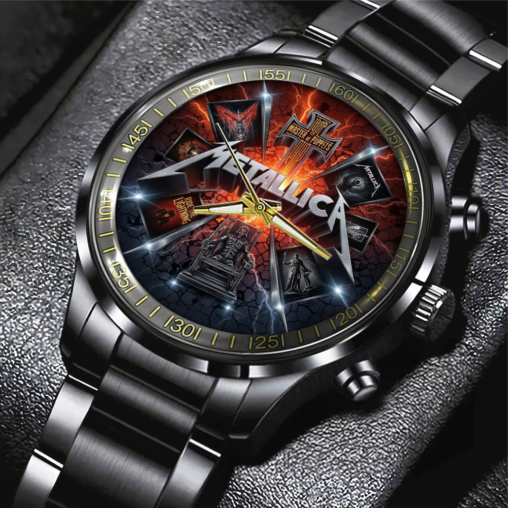 Metallica Black Stainless Steel Watch – MAITM14501