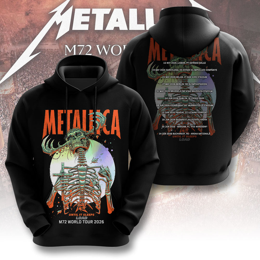 Metallica: M72 World Tour 2026 3D Apparel – TMTHU1421