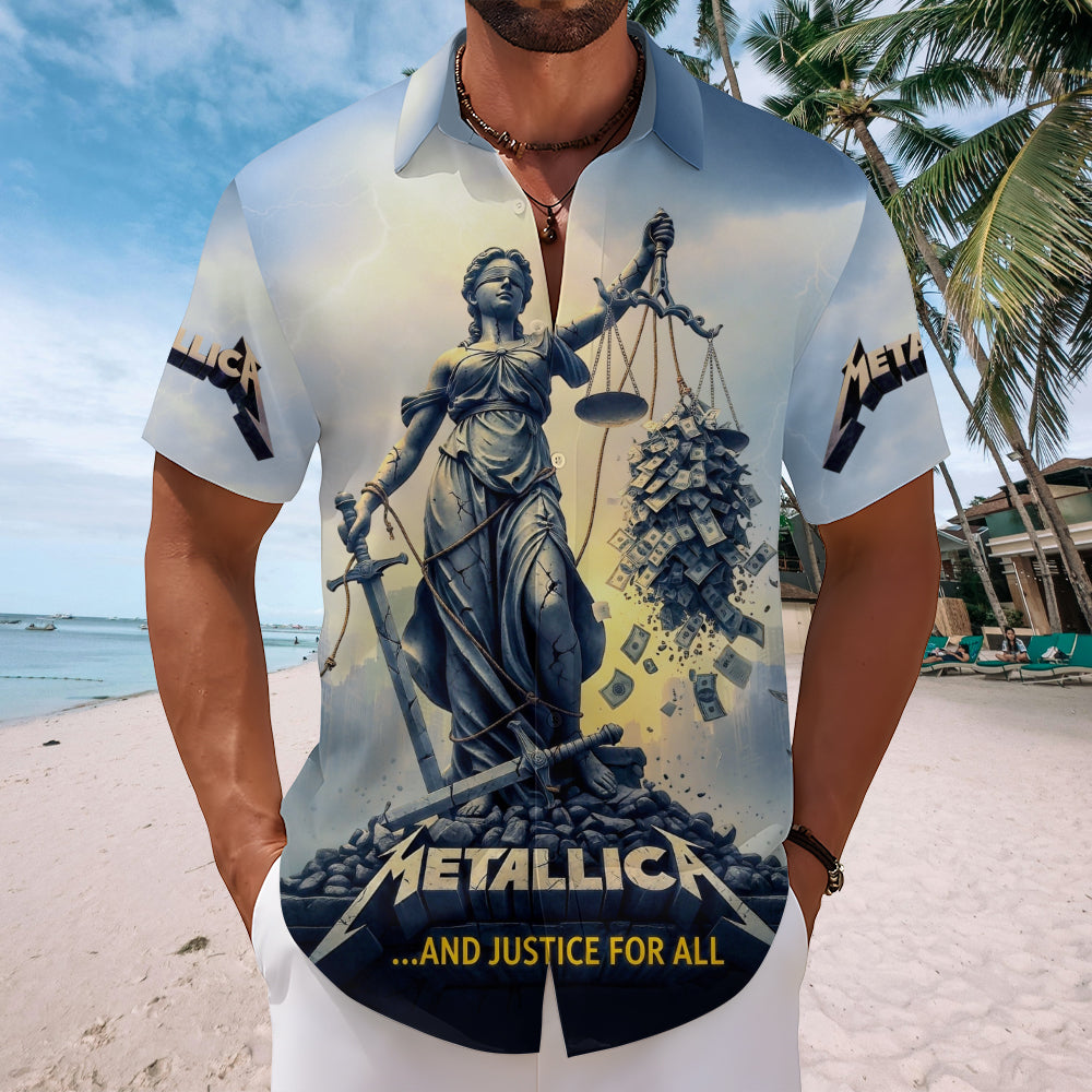 Metallica Short Sleeve Button-Down Shirt – MAITM14263