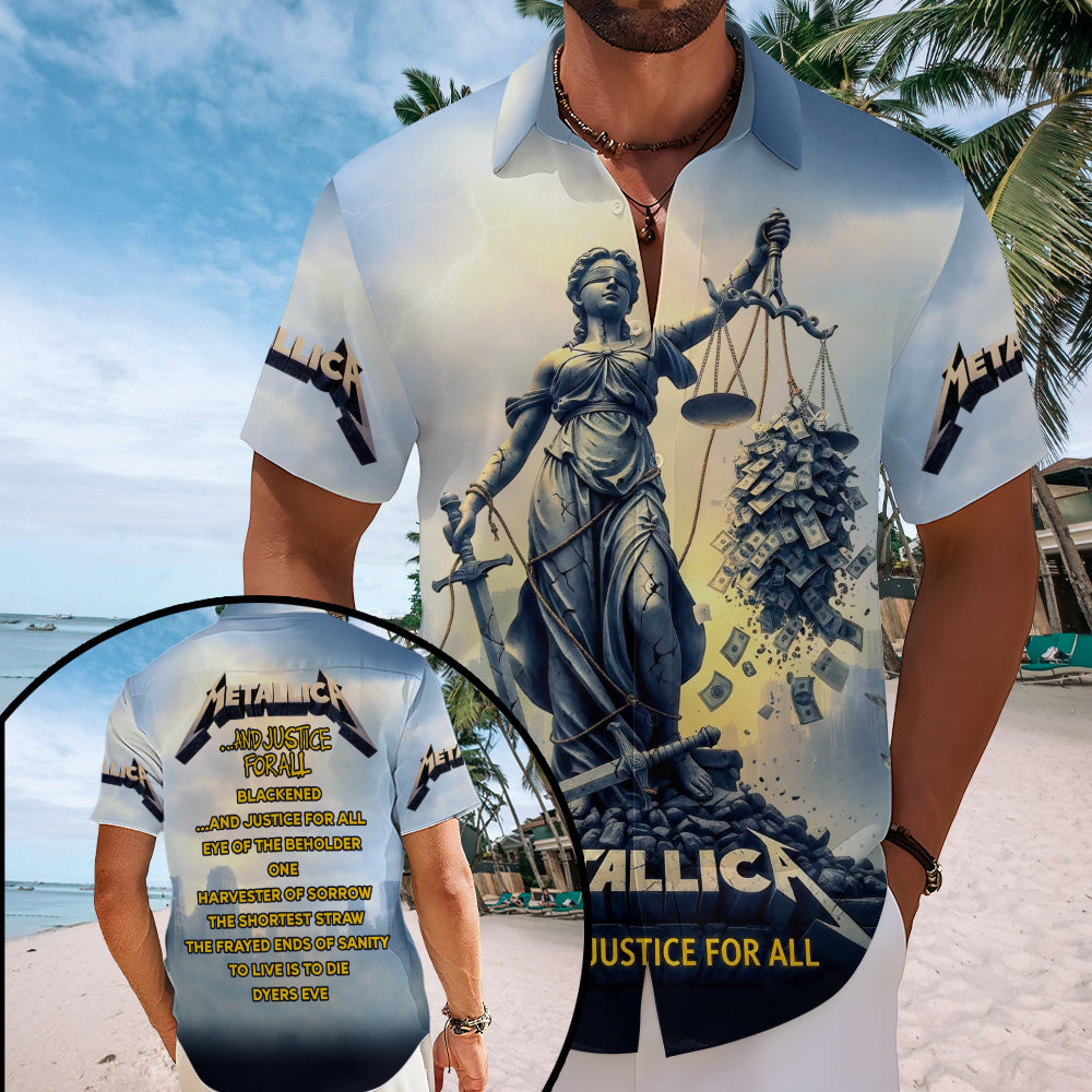 Metallica Short Sleeve Button-Down Shirt – MAITM14263