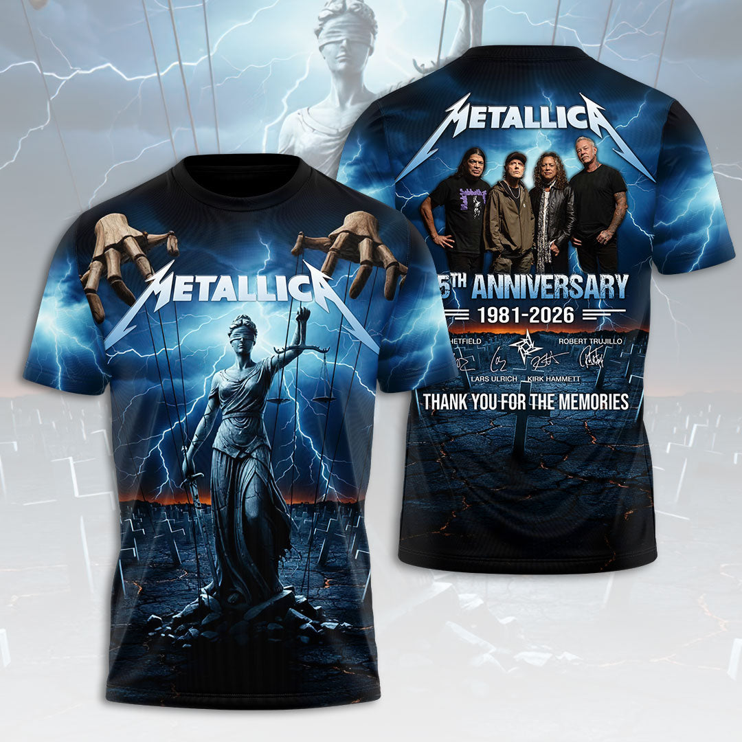 Metallica 3D Apparel – HOATT15442