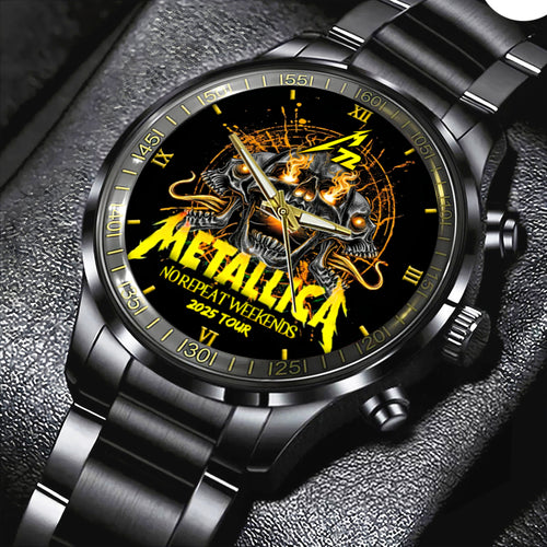 Metallica Black Stainless Steel Watch – GNE NEW501
