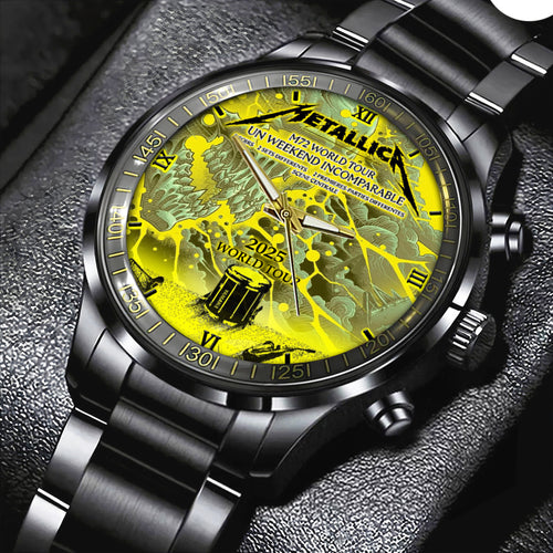 Metallica Black Stainless Steel Watch – GNE NEW510