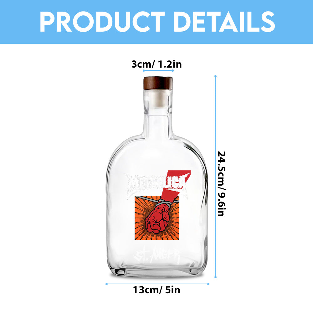 Metallica 25oz Empty Whiskey Bottle – GNE4176