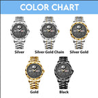 Metallica Alloy Luxury Quartz Watch – TANTN 14145