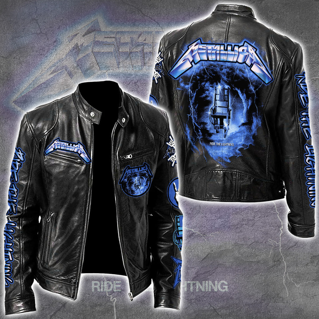 Metallica Motorcycle Leather Jacket – GNE4933