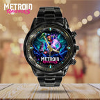 Metroid Ravenous Black Stainless Steel Watch – GNE8658