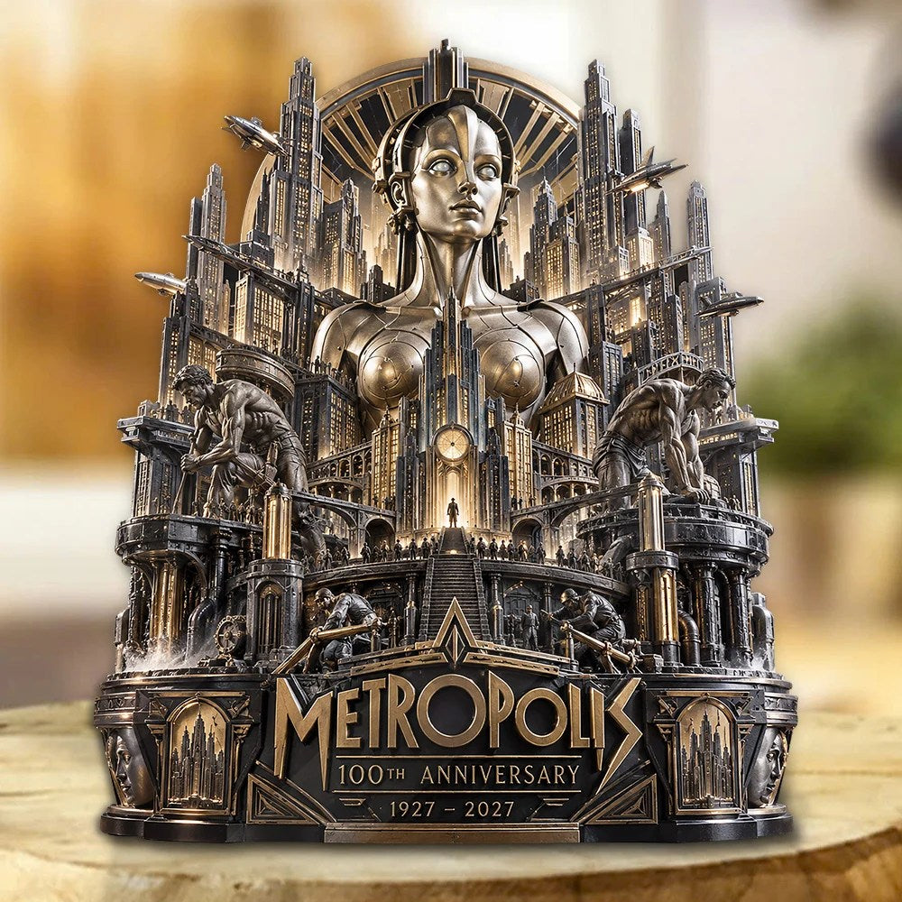 Metropolis 100th Anniversary Custom Shape Acrylic Plaque – GNE8958