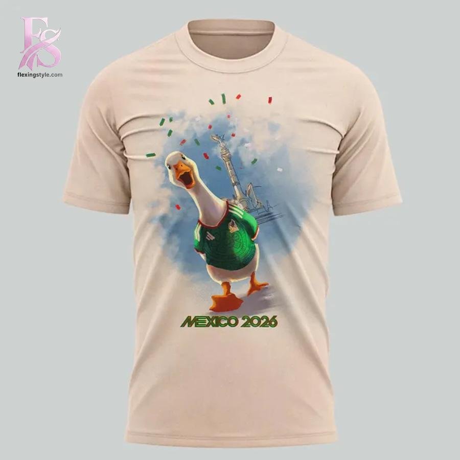 Mexico 2026 Merlin The Duck T-Shirt