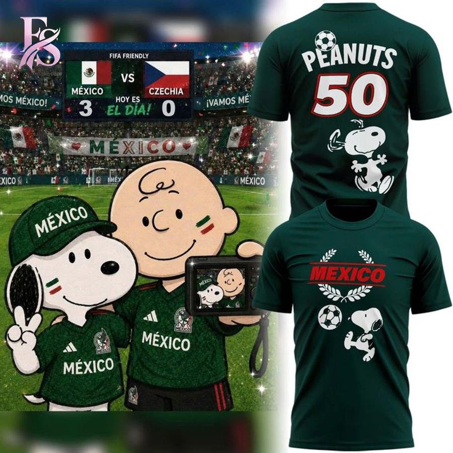 Mexico Soccer x Peanuts 50 T-Shirt
