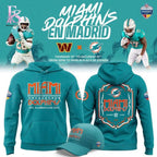 Miami Dolphins 2025 NFL Madrid Game Hoodie