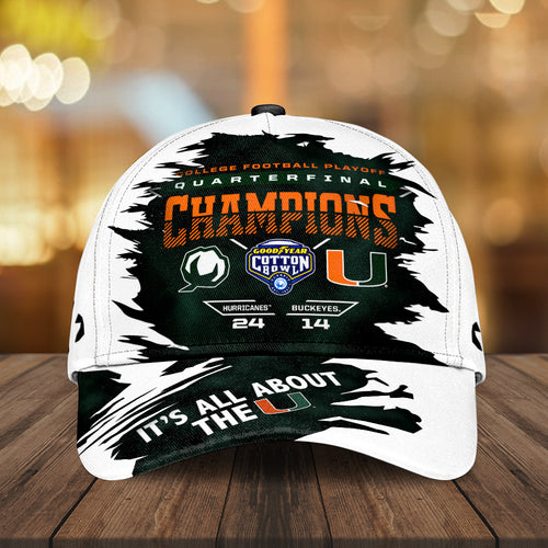 Miami Hurricanes Football Cotton Bowl Champions Classic Cap – MAITM14302