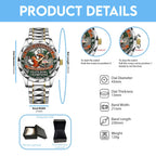 Miami Hurricanes Football 2026 Fiesta Bowl Champions Alloy Luxury Quartz Watch – TANTN20139
